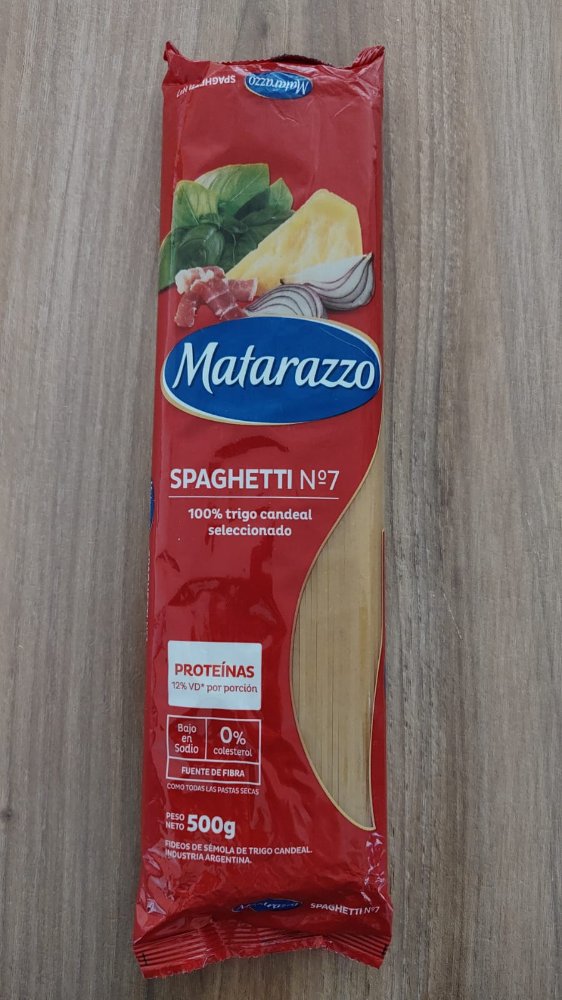 FIDEOS MATARAZZO SPAGHETTI 500G
