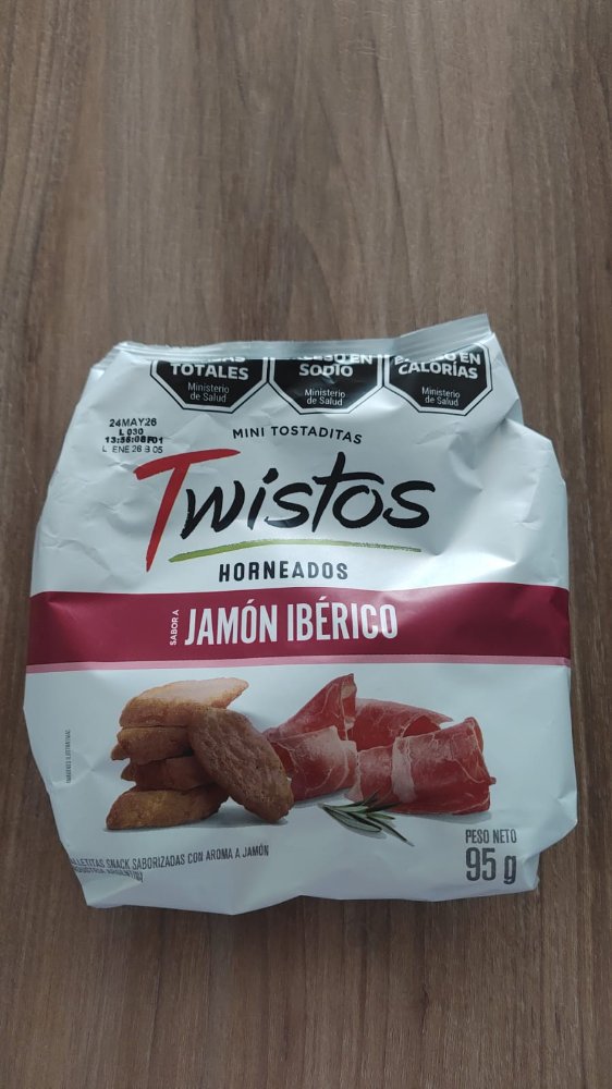 Snacks TWISTOS JAMON 95G