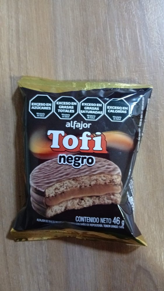 ALFAJOR TOFI NEGRO SIMPLE