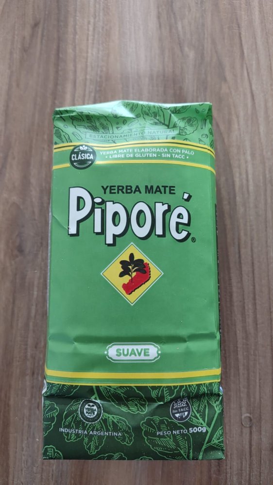 YERBA MATE PIPORE SUAVE 500gr
