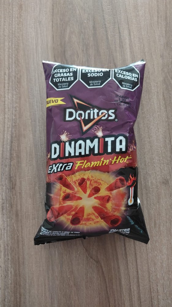 Snacks DORITOS EXTRA FLAMIN HOT 45G
