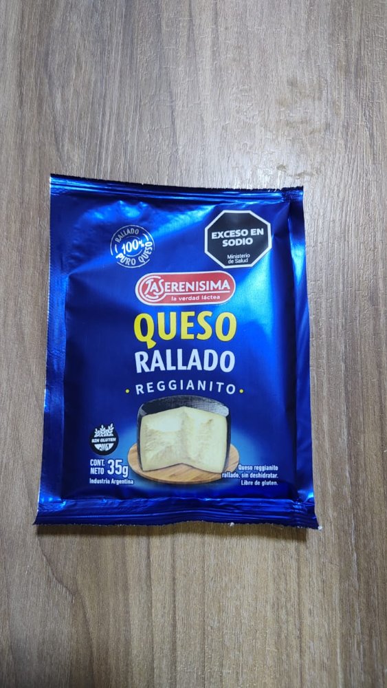 QUESO RALLADO LA SERENISIMA 35G