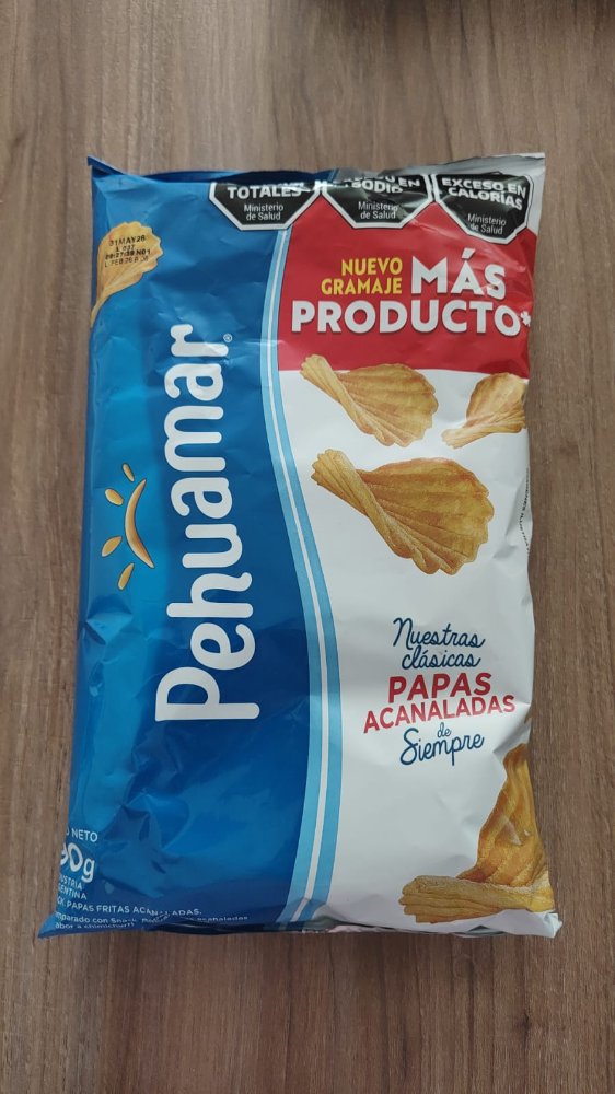 Snacks PAPAS PEHUAMAR ACANALADAS 90G