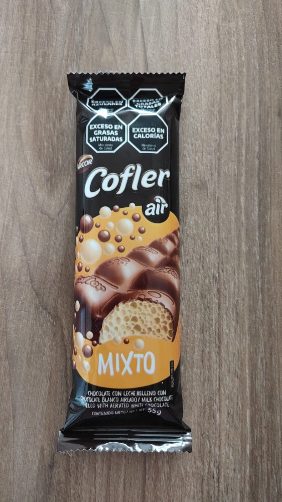 CHOCOLATE COFLER AIR MIXTO 55G