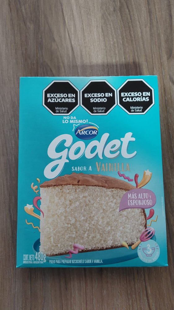 BISCOCHUELO VAINILLA GODET ARCOR