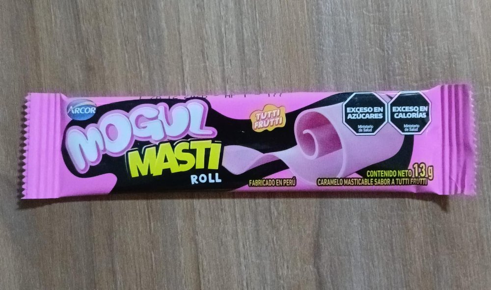 Caramelos MOGUL MASTI ROLL TUTTI FRUTTI 13G