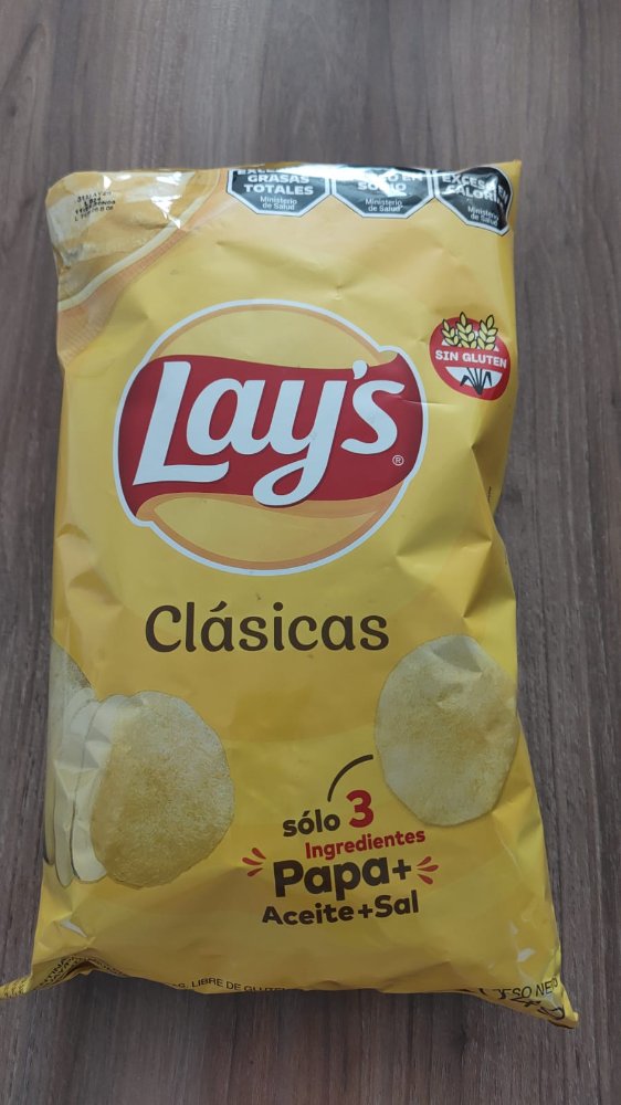 Snacks PAPAS LAYS CLASICAS 134G