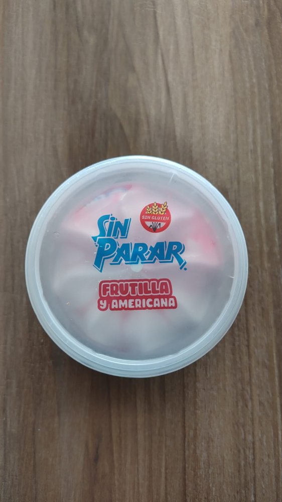 HELADO SIN PARAR DE FRUTILLA