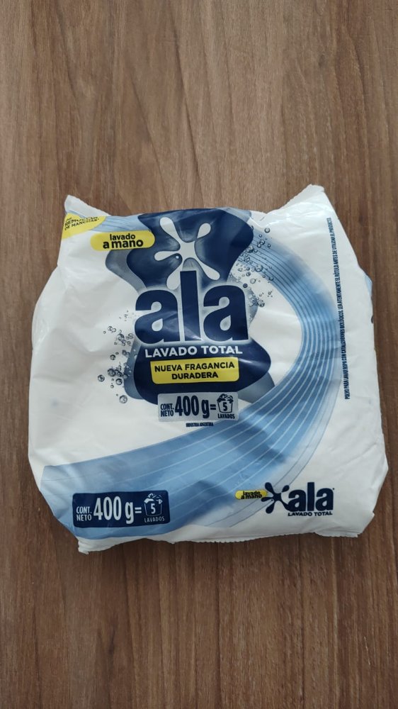 Limpieza JABON EN POLVO ALA LAVADO TOTAL 400G