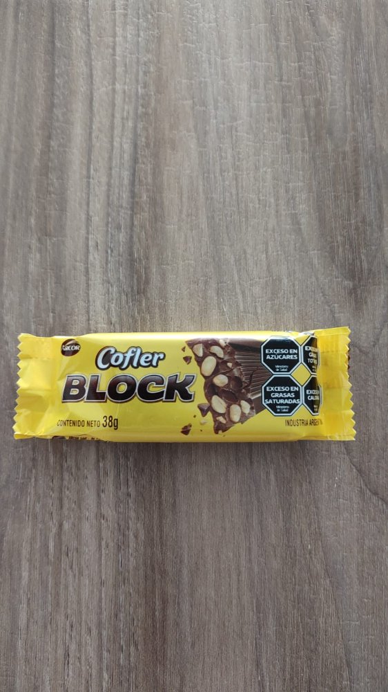CHOCOLATE NEGRO COFLER BLOCK 38G