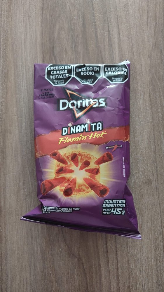 Snacks DORITOS DINAMITA FLAMIN HOT 45G