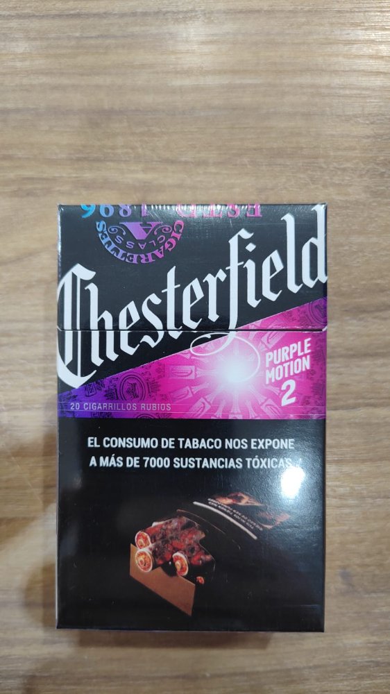 Cigarrillos CHESTERFIELD PURPLE MOTION 2