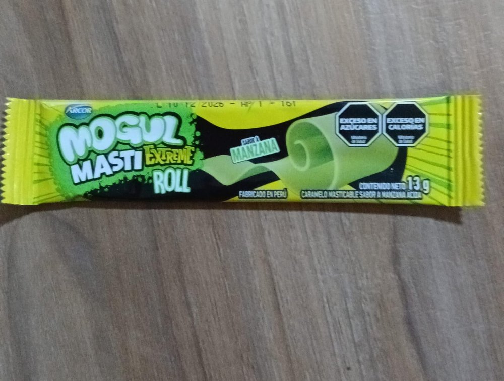 Caramelos MOGUL MASTI EXTREME ROLL MANZANA 13G