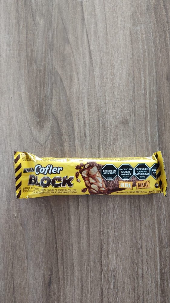 Chocolates BARRA COFLER BLOCK 45G