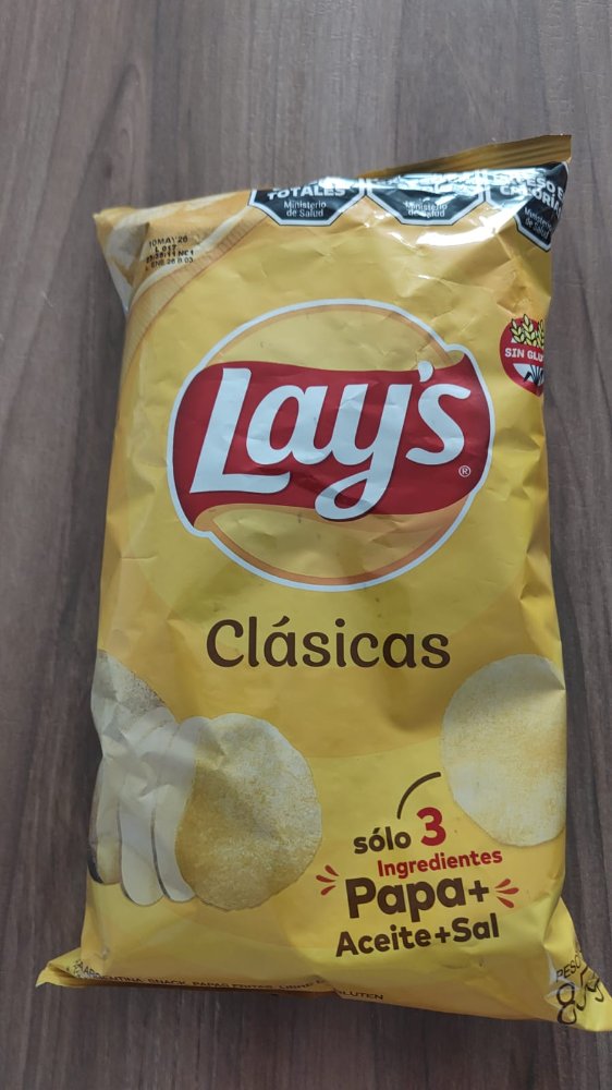 Snacks PAPAS LAYS CLASICAS 85G