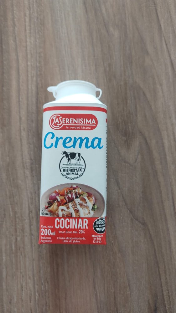 CREMA DE LECHE COCINAR LA SERENISIMA 200ML