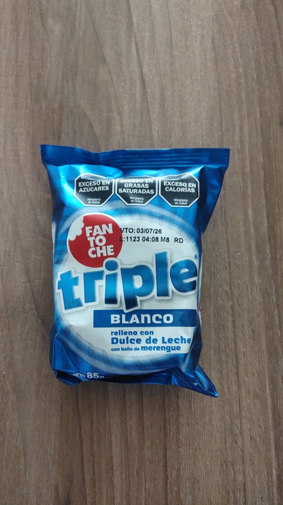 ALFAJOR FANTOCHE TRIPLE BLANCO