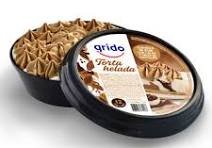 helados grido torta helada con dulce de leche con cacao y salsa de chocolate