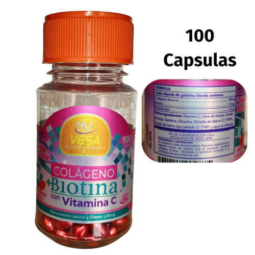 Colageno+Biotina con Vitamina C