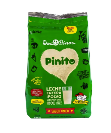 Leche entera en polvo bolsa 800 gramos