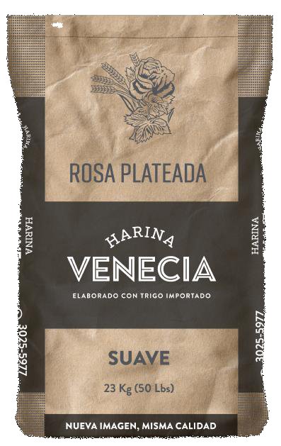 Harina de trigo suave rosa plateada saco 25 libras