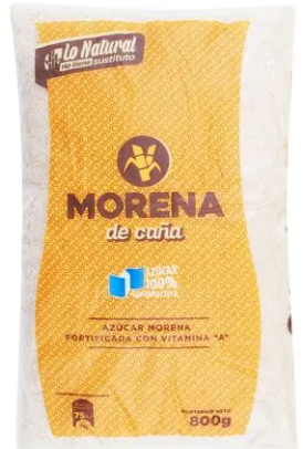 Azúcar morena bolsa 800 gramos