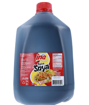 Salsa soya envase 1 galon Inna