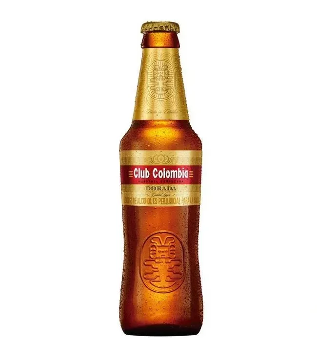 cerveza club Colombia en envase