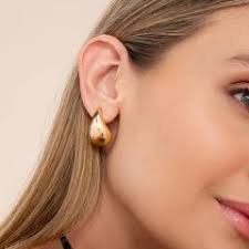 Aretes Maxi Gota - Gold