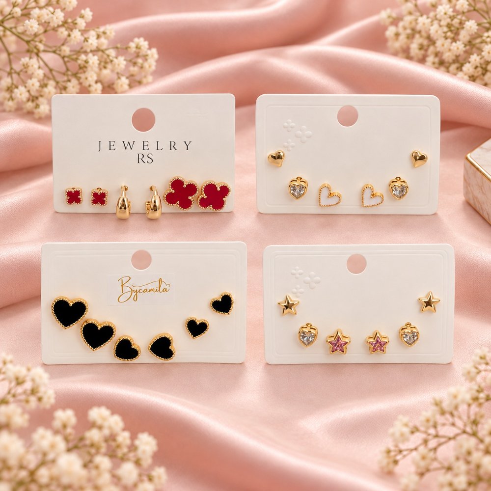 CAMILA TOPOS X3 ARETES