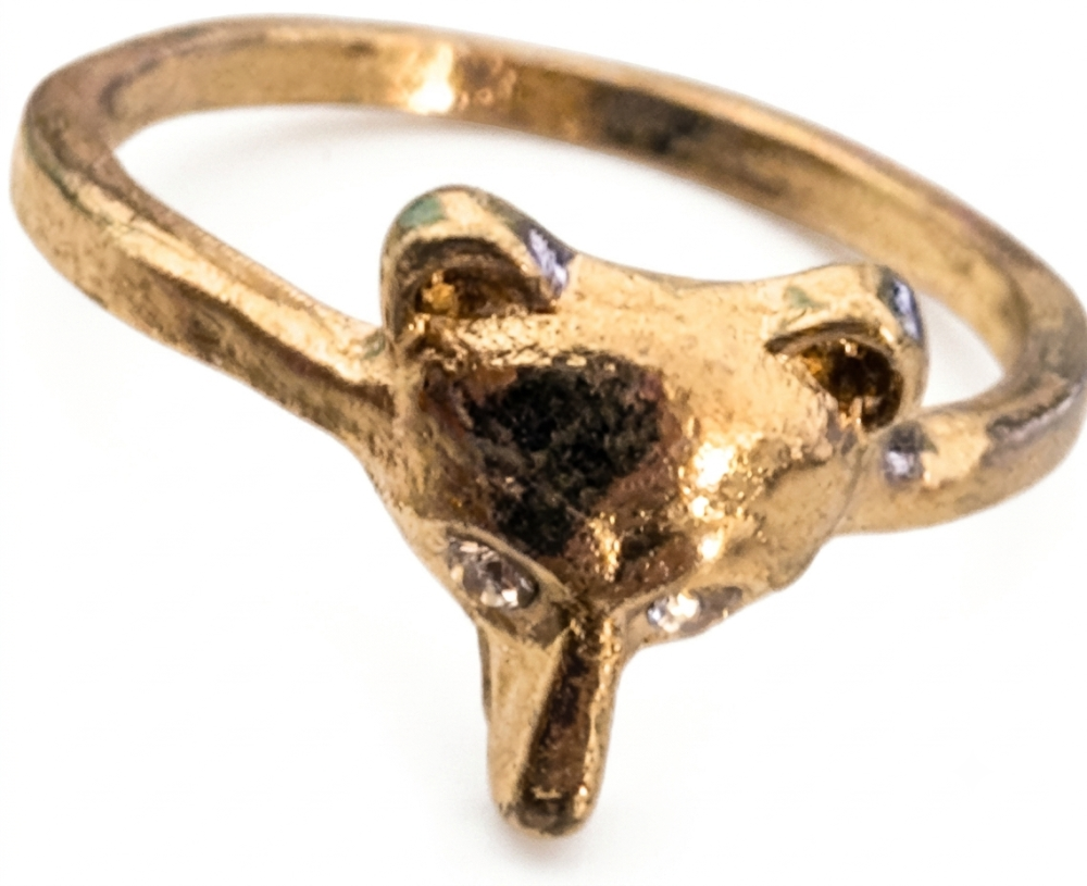 Anillo de oso dorado - osito