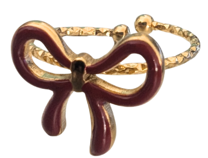 Anillo de lazo rojo - lacito rojo