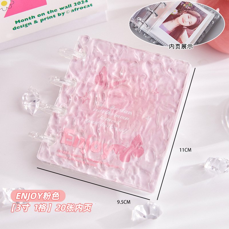 MINI BINDER AGUA ROSADO