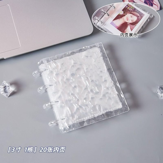 MINI BINDER AGUA CRISTAL