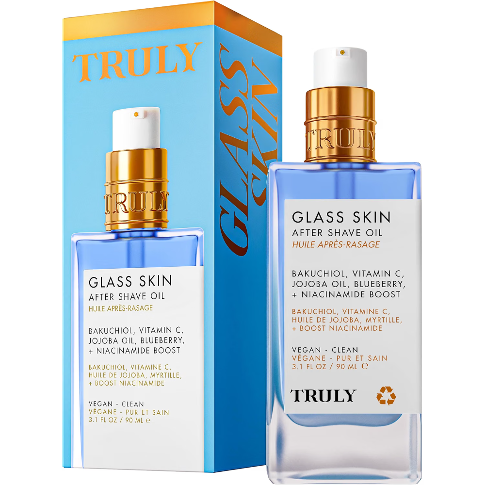 Truly Beauty Aceite para después del afeitado  Glass Skin AZUL