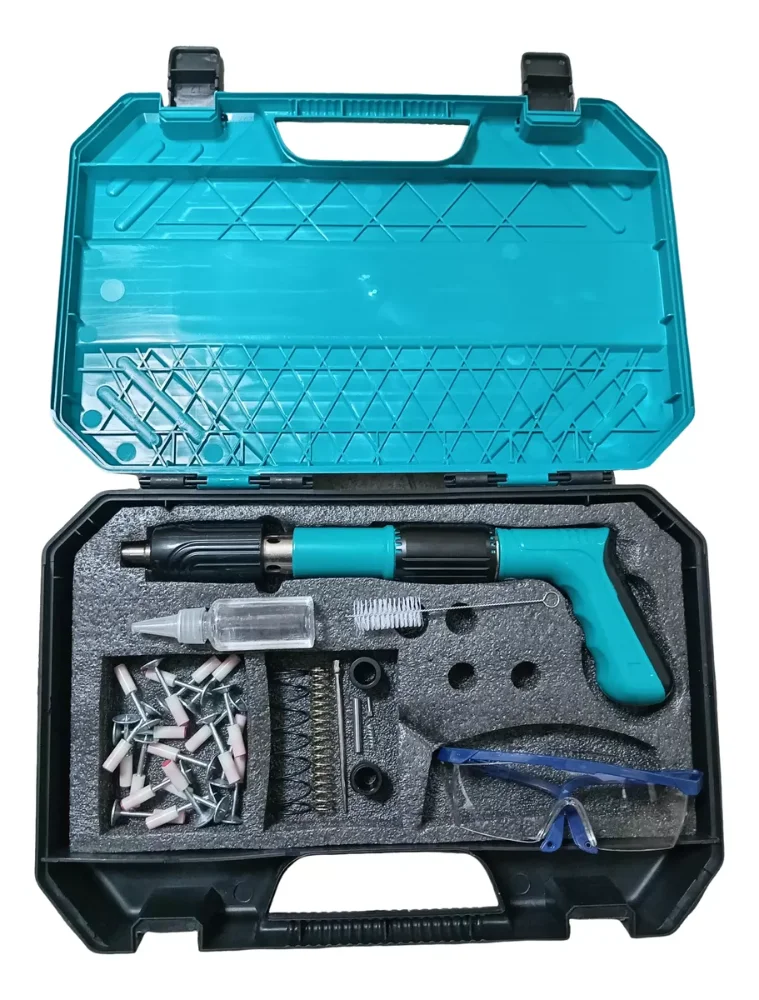 PISTOLA DE CLAVOS + CLAVOS REMACHADORA