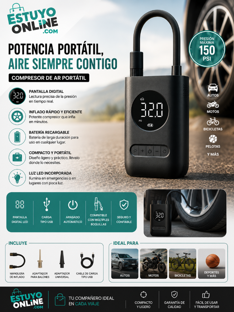 Compresor portátil