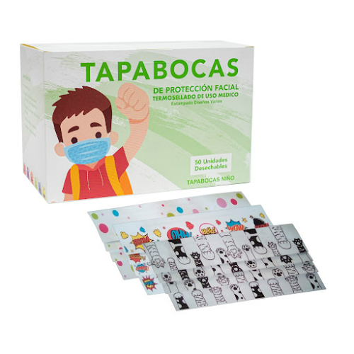 Caja Tapabocas Niño x50