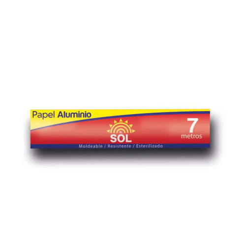Papel aluminio x7 metros
