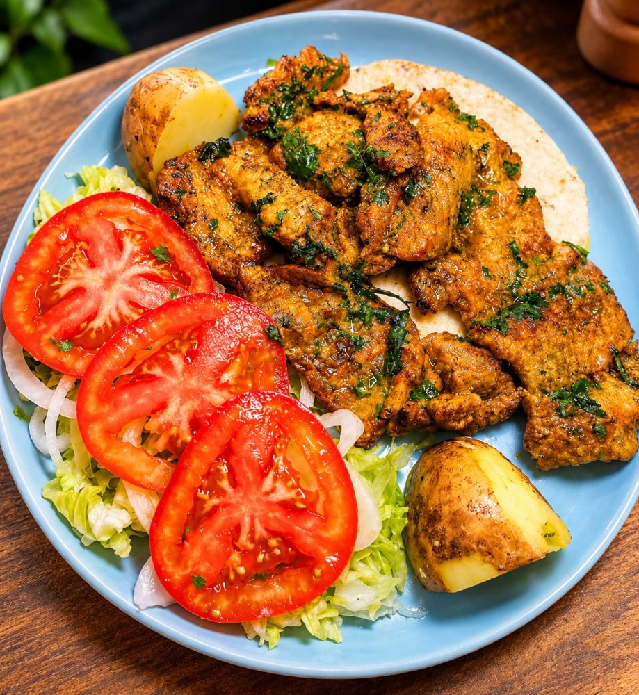 ASADA RES  DE CERDO O POLLO
