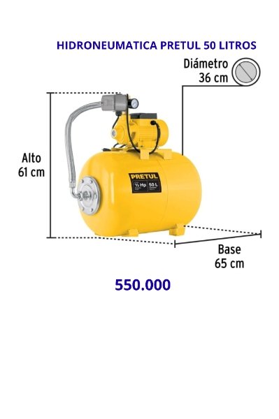 bomba hidroneumatica pretul 50 litros