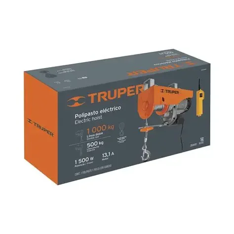 DIFERENCIAL ELECTRICO TRUPER 1000KG