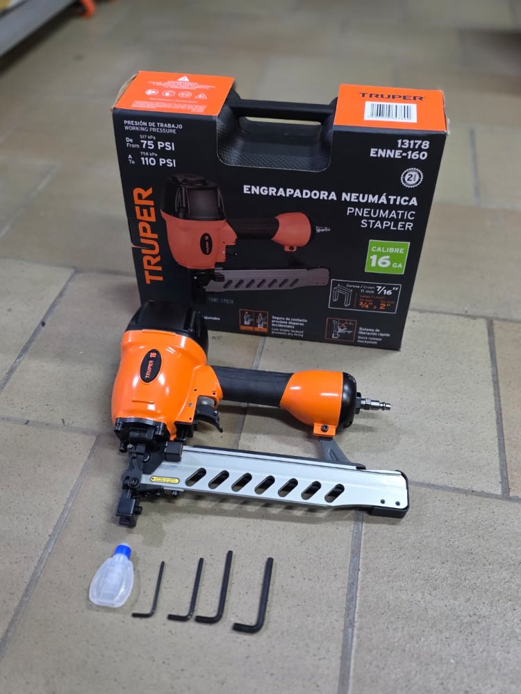 grapadora esqueletera truper grapa 14-50