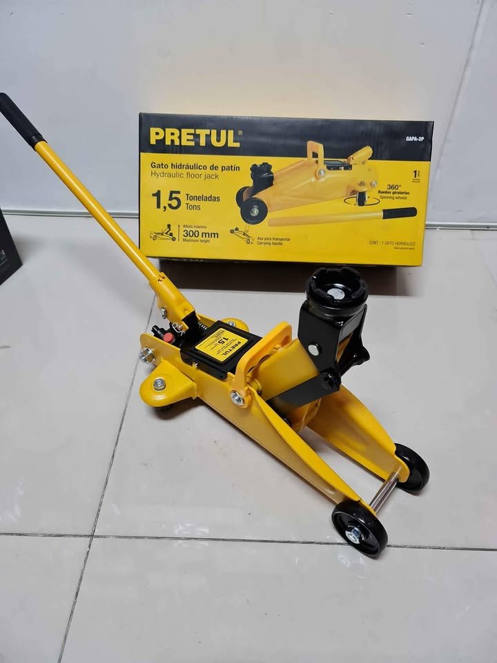 Gato hidráulico tipo zorra pretul 1.5 toneladas