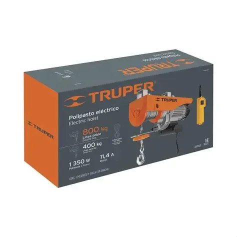 DIFERENCIAL ELECTRICO TRUPER 800KG
