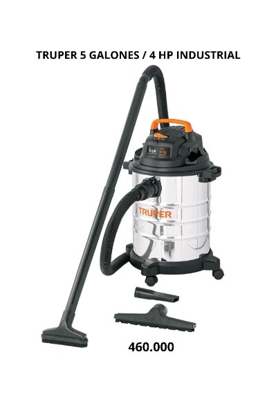 aspiradora truper industrial 5 galones 4HP