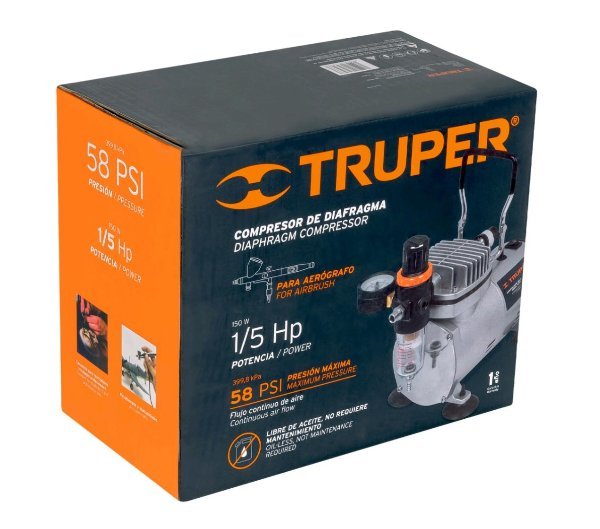 COMPRESOR PARA AEROGRAFO TRUPER