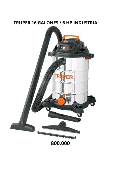 aspiradora truper industrial 16 galones 6HP