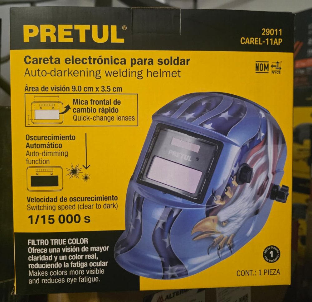 CARETA FOTOSENSIBLE PRETUL AGUILA