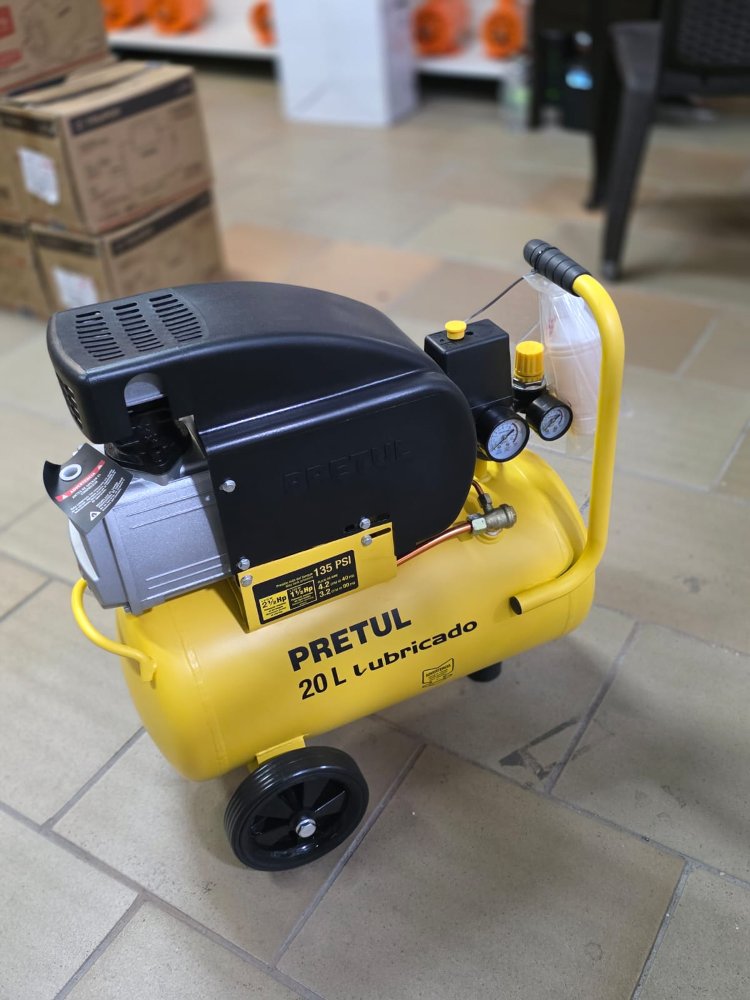 compresor lubricado pretul 20 litros